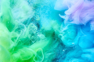 Swirling colorful smoke, sky clouds of pastel colors, meditative relaxing esoteric vibrant...