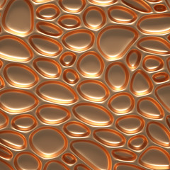 Abstract metal background. 3d illustration, 3d rendering.