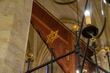 Fototapeta na wymiar Old New Synagogue Prague in Czech Republic.