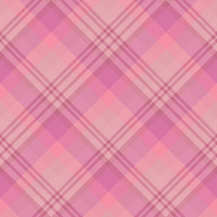 Seamless pattern in cute pink colors for plaid, fabric, textile, clothes, tablecloth and other things. Vector image. 2