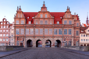 Obraz premium Gdansk. City gate.