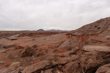 Fototapeta na wymiar Desert Landscape of Nevada