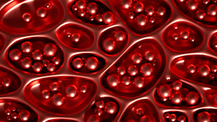 Abstract metal background. 3d illustration, 3d rendering.