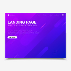 Abstract background website Landing Page. Template for websites, or apps. Modern design. Abstract vector style.