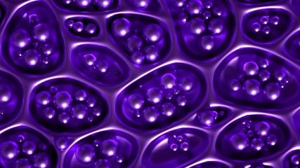 Abstract metal background. 3d illustration, 3d rendering.