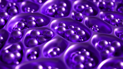 Abstract metal background. 3d illustration, 3d rendering.