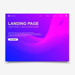 Abstract background website Landing Page. Template for websites, or apps. Modern design. Abstract vector style.