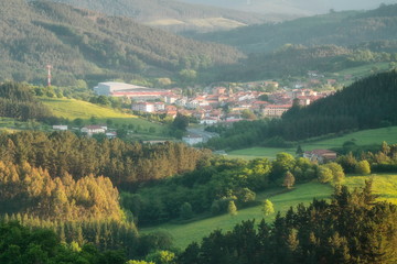May. 27, 2015; Larrabetzu, Bizkaia (Basque Country). Larrabetzu is a beautiful village located in the Txorierri valley, in the heart of Bizkaia (Basque Country).