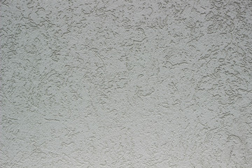 White concrete wall barrier new plaster granite pattern