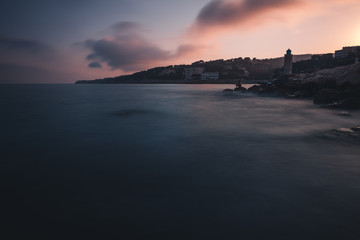 Fototapeta premium pose longue sunset 