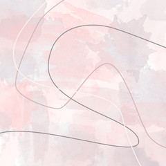 Pink Pastel Abstract 