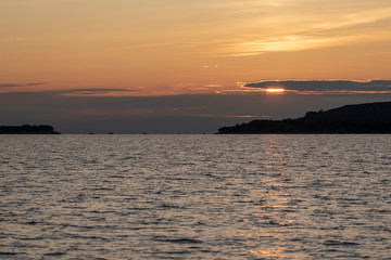 Sunset Over Adriatic Sea