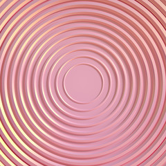 Elegant metal background with pedestal, podium and studio. 3d illustration, 3d rendering.