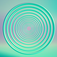 Elegant metal background with pedestal, podium and studio. 3d illustration, 3d rendering.