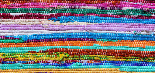 Woven fabrics of the handmade,