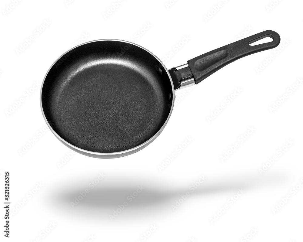 Wall mural frying pan isolated