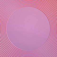 Elegant metal background with pedestal, podium and studio. 3d illustration, 3d rendering.