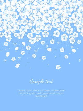 Cute background with cherry blossom.