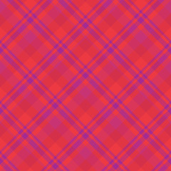 Seamless pattern in bright scarlet and purple colors for plaid, fabric, textile, clothes, tablecloth and other things. Vector image. 2