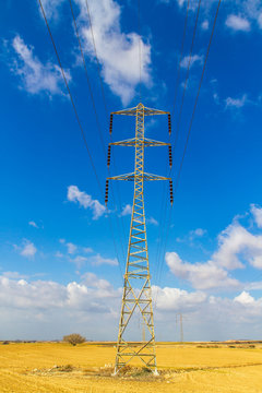 High voltage electrical mast