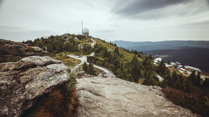 monitor on the mountain