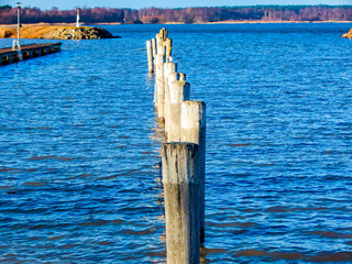 pier in the sea