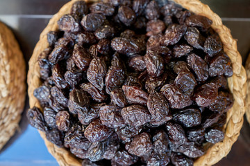 a basket full of delicious dates