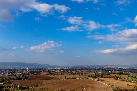 Assisi countryside in Italy