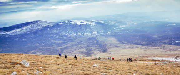 Amazing Winter Mountain Landscape