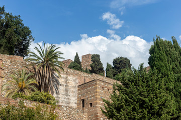 Fototapeta premium Photography of Alcazaba of Malaga