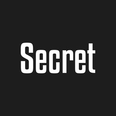 black top secret word on black background vector illustration.