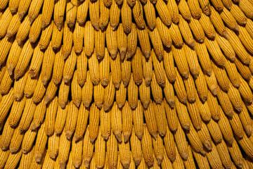 old corn roof of temple