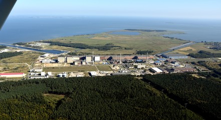 Fototapeta na wymiar Kernkraftwerk Lubmin 2014