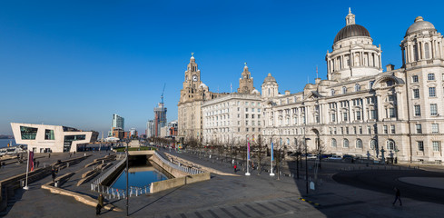 Liverpool waterfront panorama
