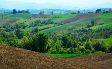 view of countryside in tuscany