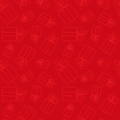 Christmas and New Year seamless holiday pattern design. Vector illustration.