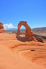 Delicate Arch in Arches National Park in Utah, United States