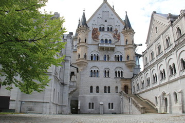 Fototapeta na wymiar castle courtyard