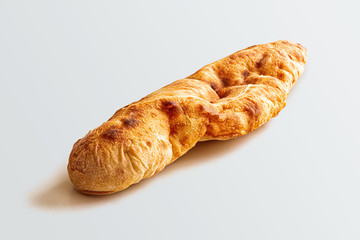 Georgian tortilla on a light background