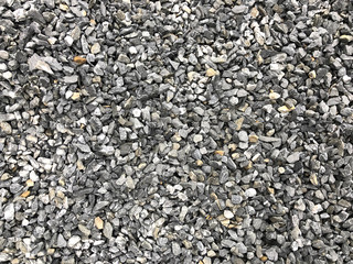 Stone background, fine gravel, texture of small stones.