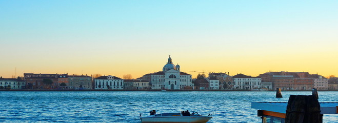 Venice, Italy - January 11, 2020: Santa Maria della Salute is a Roman Catholic church and minor...