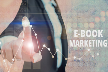 Handwriting text E Book Marketing. Conceptual photo digital file that can be used on any compatible computer