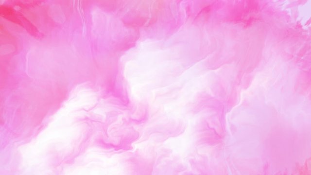 Pink watercolor appears