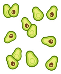 Avocado avo pattern