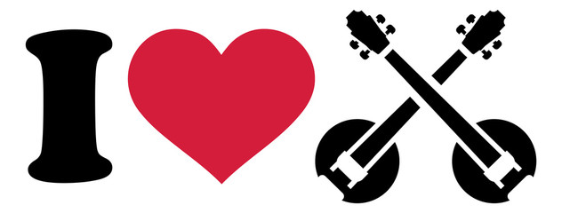 I love banjo icon