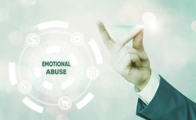 Handwriting text Emotional Abuse. Conceptual photo demonstrating subjecting or exposing another...