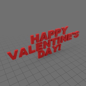 Happy Valentines day words