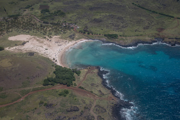 Fototapeta na wymiar Isla de Pascua