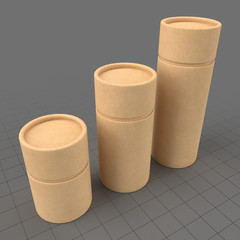Craft paper tube set