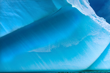 Floating Blue Iceberg Closeup Water Antarctica © Bill Perry